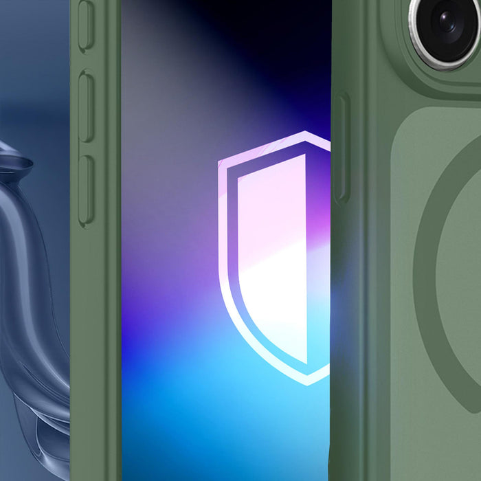 3mk Misty MagCase for iPhone 16E / 17E - green
