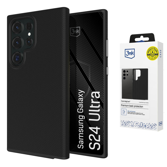 3mk Fortis MagCase for Samsung Galaxy S24 Ultra - black
