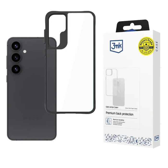3mk Satin Armor Case+ for Samsung Galaxy S25 - transparent - *Kategoria tymczasowa<<<HurtelXML