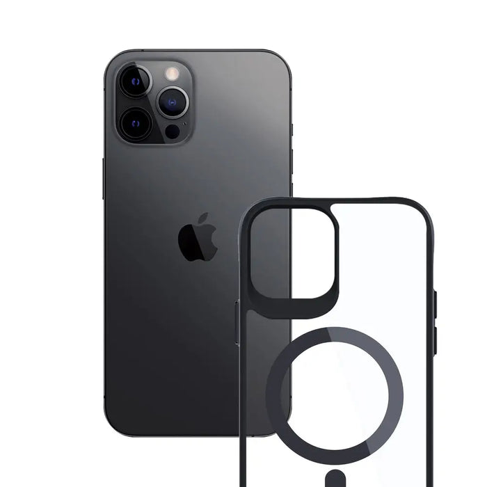 3mk Satin Armor MagCase with MagSafe for iPhone 12 Pro Max - Clear with Black Frame - *Kategoria tymczasowa<<<HurtelXML
