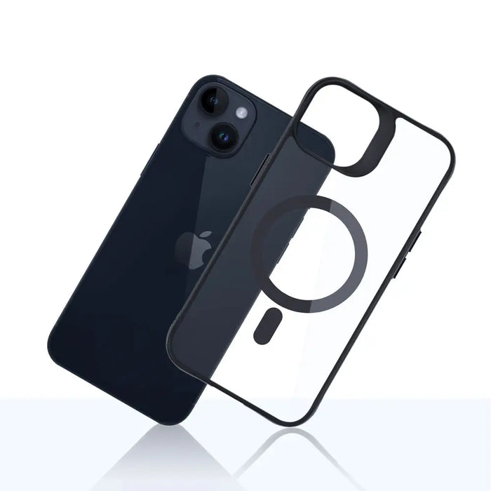 3mk Satin Armor MagCase with MagSafe for iPhone 14 Plus - Clear with Black Frame - *Kategoria tymczasowa<<<HurtelXML
