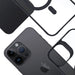 3mk Satin Armor MagCase with MagSafe for iPhone 14 Pro - Clear with Black Frame - *Kategoria tymczasowa<<<HurtelXML