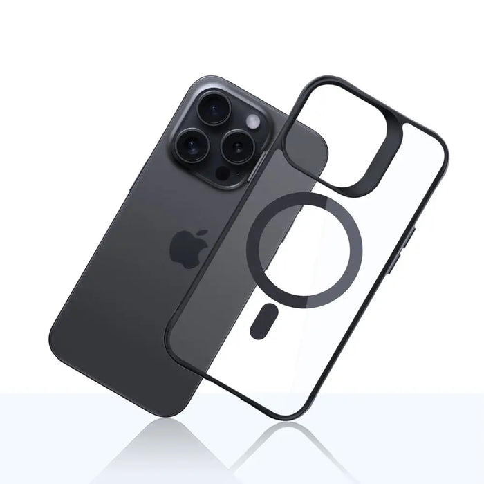 3mk Satin Armor MagCase with MagSafe for iPhone 15 Pro Max - Clear with Black Frame - *Kategoria tymczasowa<<<HurtelXML