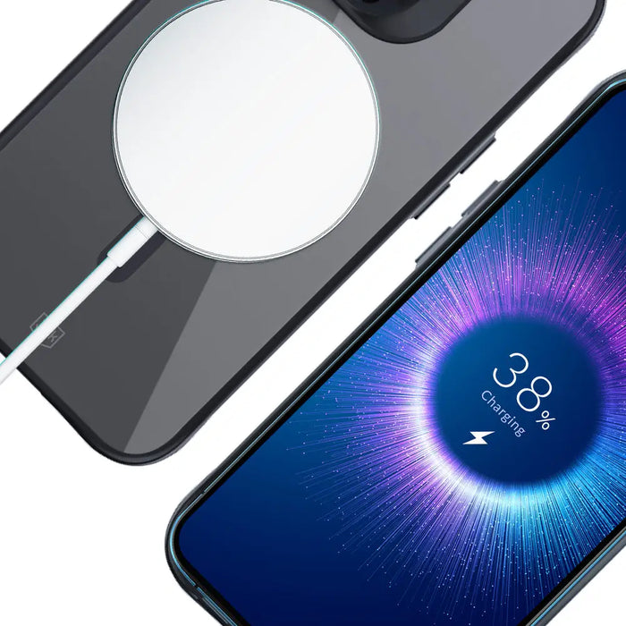 3mk Satin Armor MagCase with MagSafe for iPhone 15 Pro Max - Clear with Black Frame - *Kategoria tymczasowa<<<HurtelXML