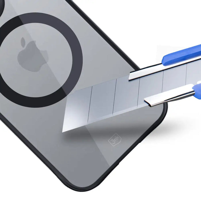 3mk Satin Armor MagCase with MagSafe for iPhone 16 Pro - Clear with Black Frame - *Kategoria tymczasowa<<<HurtelXML