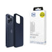 3mk Silicone Case for iPhone 15 Pro - Navy Blue - Cell phone cases and covers<<<HurtelXML