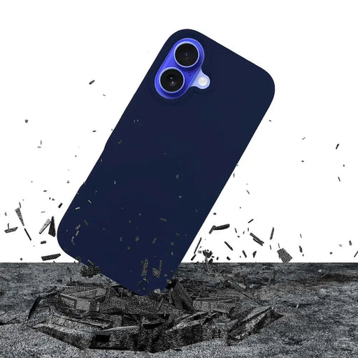 3mk Silicone Case for iPhone 16 Plus - navy blue - *Kategoria tymczasowa<<<HurtelXML