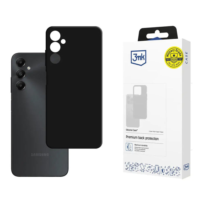 3mk Silicone Case for Samsung Galaxy A05s - Black - *Kategoria tymczasowa<<<HurtelXML
