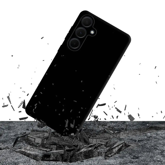 3mk Silicone Case for Samsung Galaxy A35 5G - Black - *Kategoria tymczasowa<<<HurtelXML