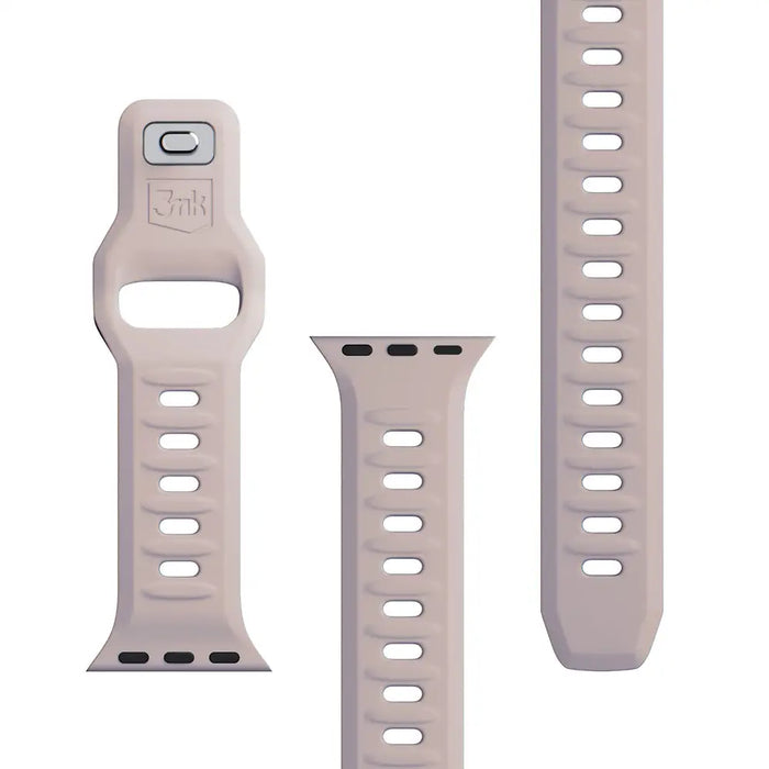 3mk Silicone Watch Strap for Apple Watch 38 / 40 / 41 mm - beige - *Kategoria tymczasowa<<<HurtelXML