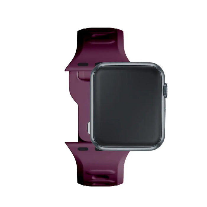 3mk Silicone Watch Strap for Apple Watch 38 / 40 / 41 mm - Burgundy - *Kategoria tymczasowa<<<HurtelXML