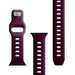 3mk Silicone Watch Strap for Apple Watch 38 / 40 / 41 mm - Burgundy - *Kategoria tymczasowa<<<HurtelXML