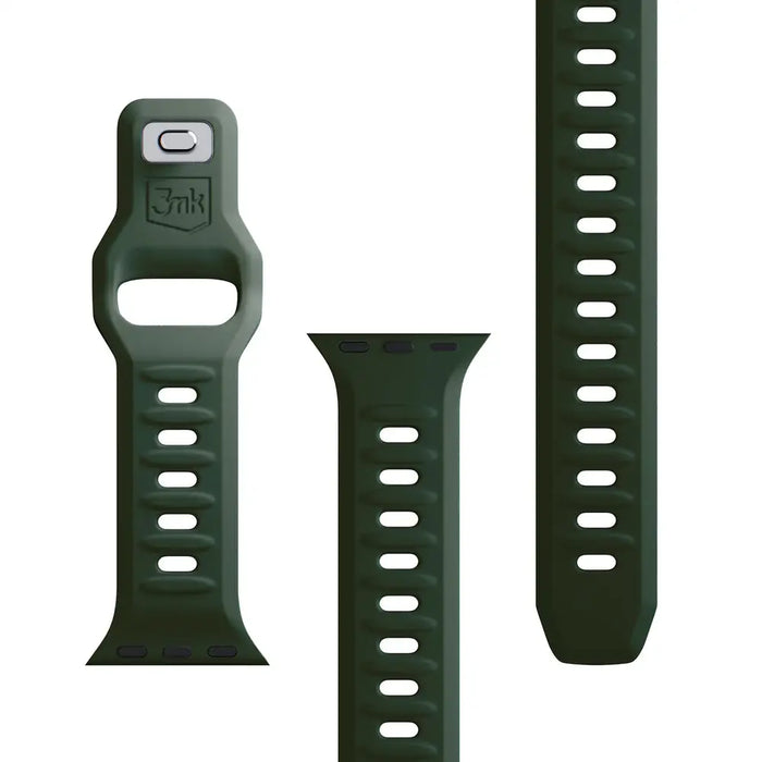 3mk Silicone Watch Strap for Apple Watch 38 / 40 / 41 mm - green - *Kategoria tymczasowa<<<HurtelXML