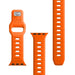3mk Silicone Watch Strap for Apple Watch 42 / 44 / 45 / 49 mm - orange - *Kategoria tymczasowa<<<HurtelXML