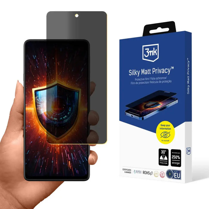 3mk Silky Matt Privacy Privacy Screen Protector for Motorola Edge 20 - *Kategoria tymczasowa<<<HurtelXML&&&Cell phone