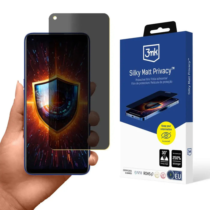 3mk Silky Matt Privacy Privacy Screen Protector for Realme 7 Pro - Cell phone protection film<<<HurtelXML
