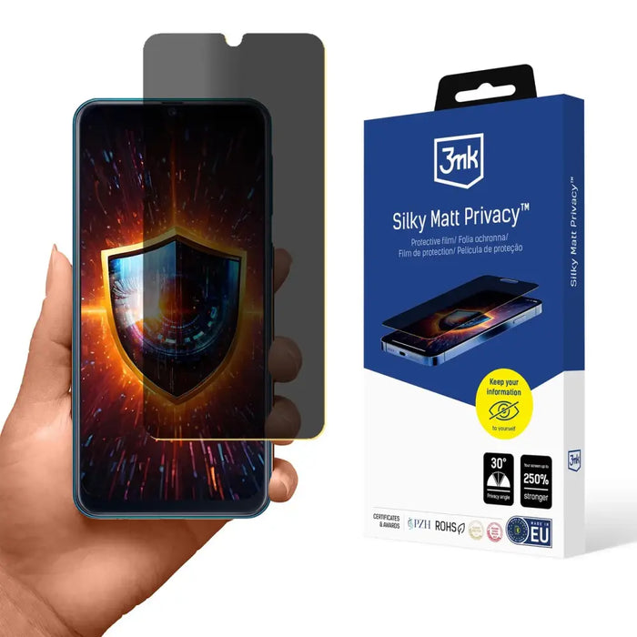 3mk Silky Matt Privacy Privacy Screen Protector for Samsung Galaxy M21 - *Kategoria tymczasowa<<<HurtelXML&&&Cell phone