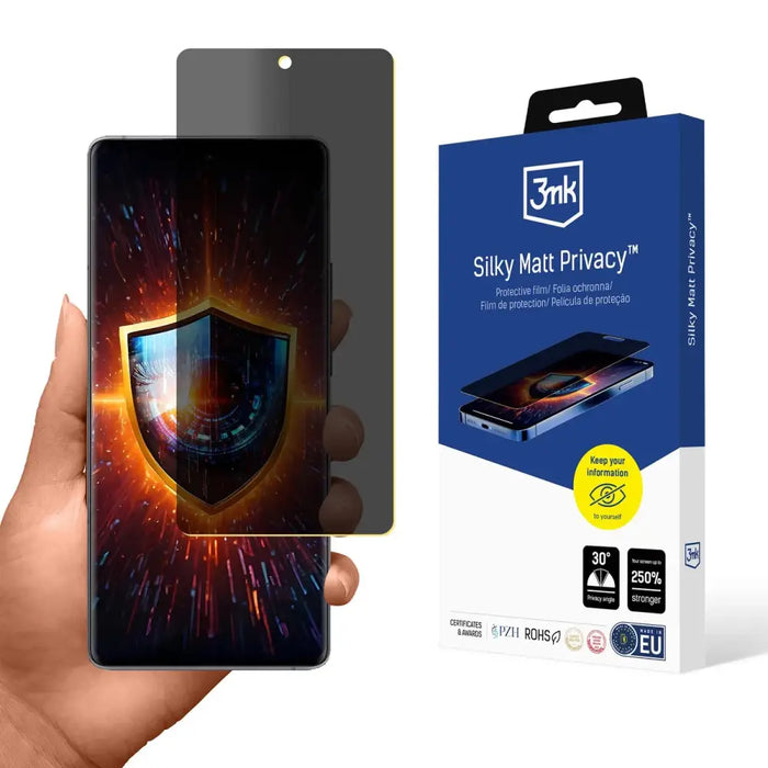 3mk Silky Matt Privacy Privacy Screen Protector for Vivo X90 Pro - Cell phone protection film<<<HurtelXML