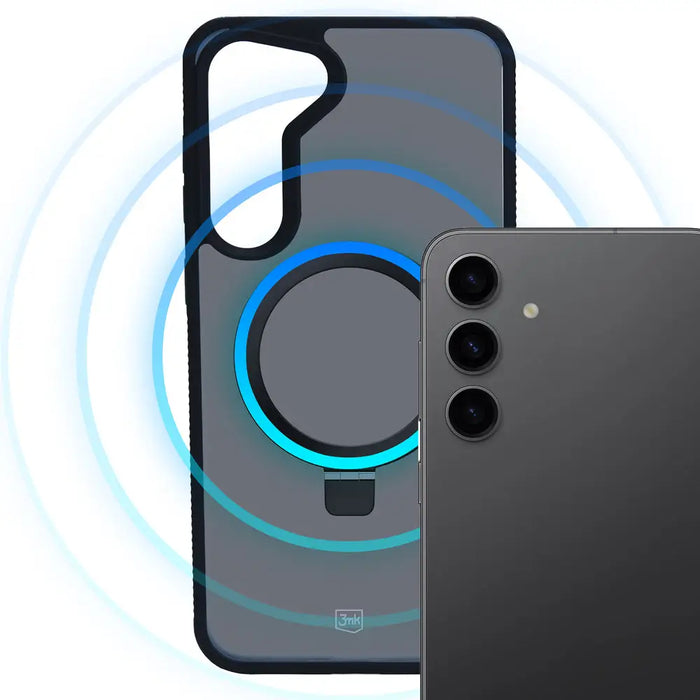 3mk Smoke Case Mag&Stand for Samsung Galaxy S24+ - black - *Kategoria tymczasowa<<<HurtelXML