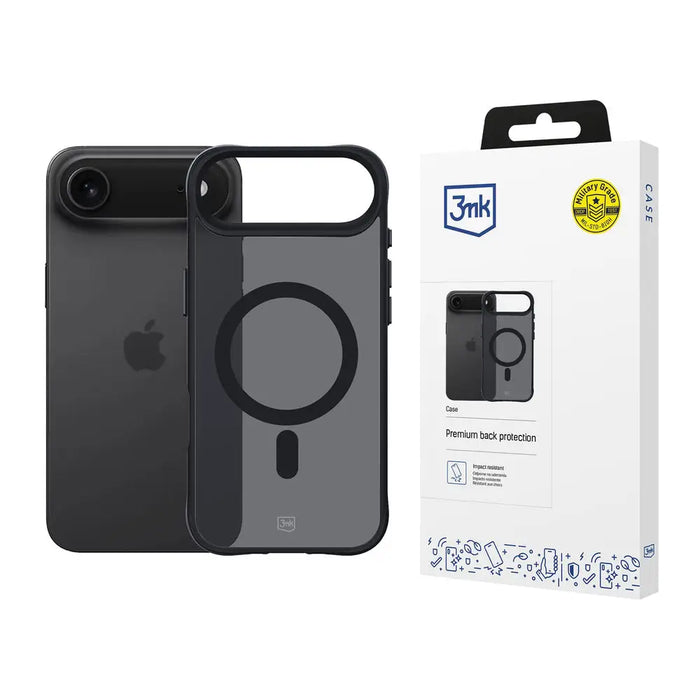 3mk Smoke MagCase for iPhone 17 Air - Black Semi-Transparent - Cell phone cases and covers<<<HurtelXML