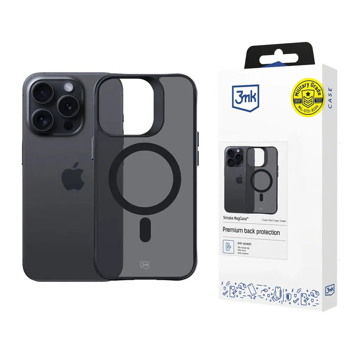3mk Smoke MagCase with MagSafe for iPhone 13 Pro Max - Semi-Transparent - *Kategoria tymczasowa<<<HurtelXML