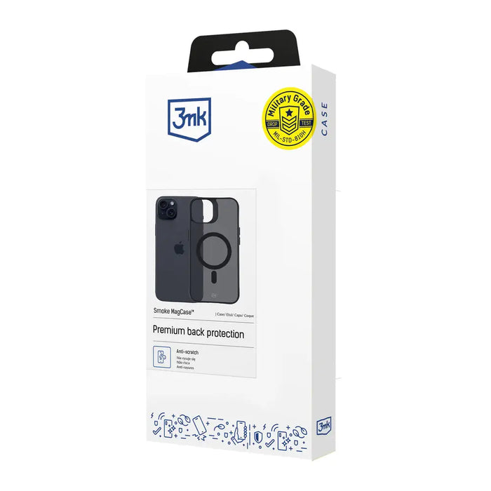 3mk Smoke MagCase with MagSafe for iPhone 15 Plus - semi-transparent - *Kategoria tymczasowa<<<HurtelXML