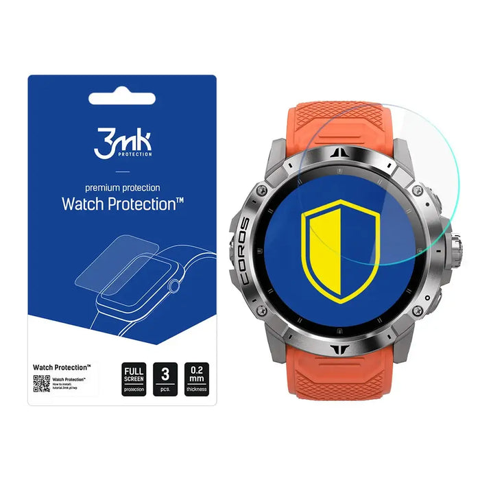 3mk Watch Protection FlexibleGlass hybrid glass on Coros Vertix 2 - Cell phone tempered glass<<<HurtelXML