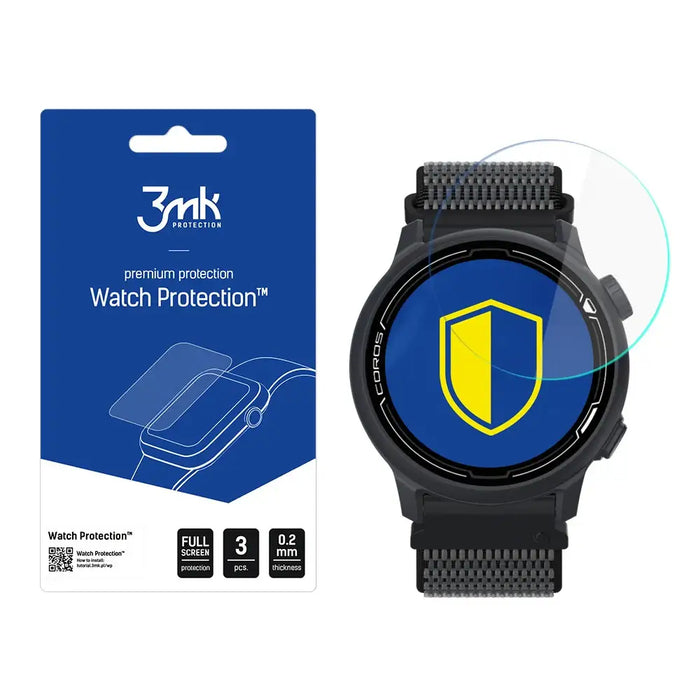 3mk Watch Protection™ v. FlexibleGlass hybrid glass on Coros Pace 2 - Cell phone tempered glass<<<HurtelXML