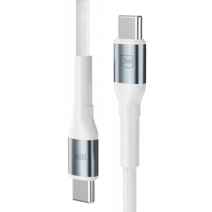 3mk Hyper Cable 3mk Hyper Cable N-SERIES USB-C / USB-C 1m 20V/5A 100W / white