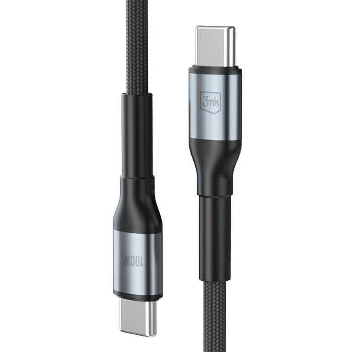 3mk Hyper Cable N-SERIES USB-C / USB-C 2m 20V/5A 100W / black