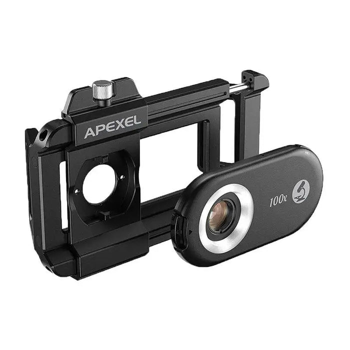 3x CPL lens / microscope for smartphone Apexel APL-MS3IN1 200x / 150x / 100x - Phone lenses<<<GSM