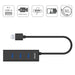 4-Port USB Hub Unitek Y-3089 Black - HUB USB<<<Компютър Мрежи и компоненти<<<Компютри|