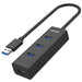 4-Port USB Hub Unitek Y-3089 Black - HUB USB<<<Компютър Мрежи и компоненти<<<Компютри|