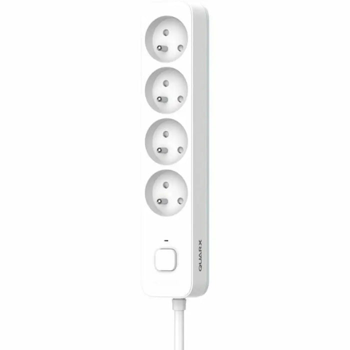 4-socket plugboard with power switch QUARX (3 m) - Електроника Периферни и резервни части<<<Компютри|