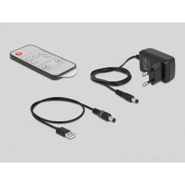 5 портов HDMI суич Delock 4K@60Hz Дистанционно Черен - Адаптери конвертори<<<Кабели<<<ValiAPI