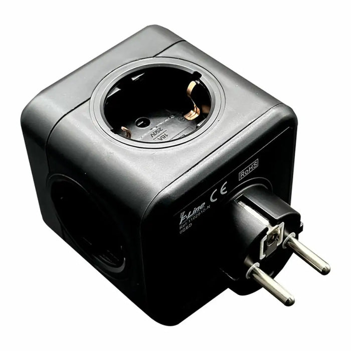 5-socket plugboard without power switch Fbright Black 3680 W - Декорация и Осветление<<<Дом