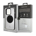 Mercedes Leather&Alu MagSafe case for iPhone 15 Pro - silver - Cell phone cases and covers<<<HurtelXML