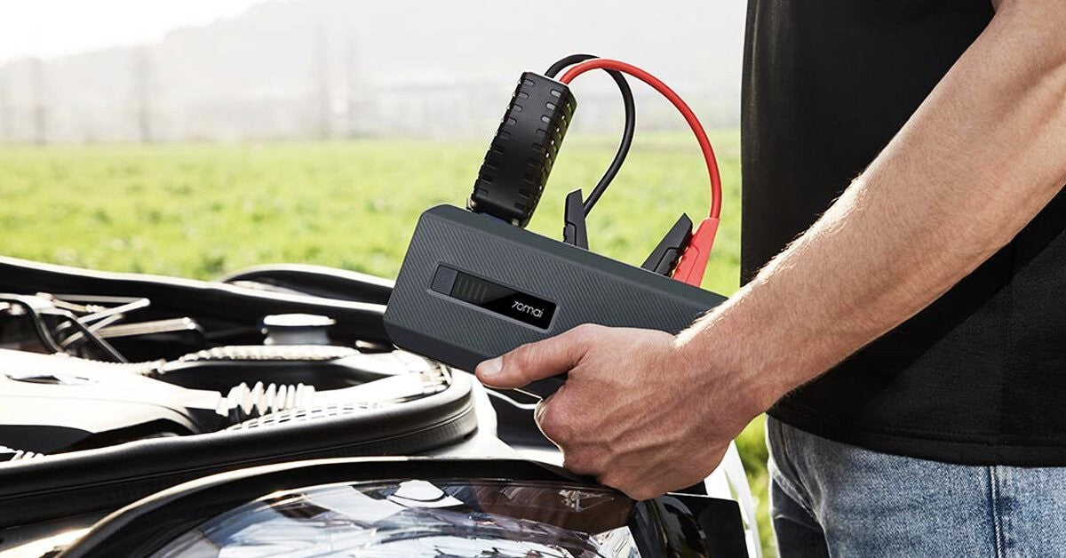 70mai Jump Starter 1000A 18000mAH Power Bank, Flashlight