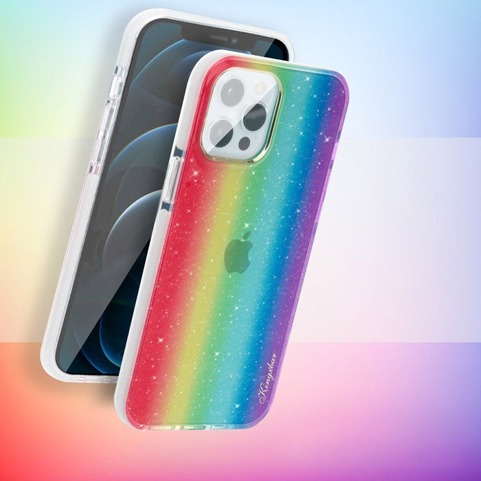 Kingxbar Ombre Case Back Cover for iPhone 12 Pro Max multicolour - Cell phone cases and covers<<<HurtelXML