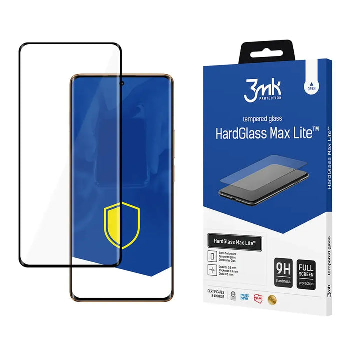 9H 3mk HardGlass Max Lite™ glass for Realme 11 Pro / 11 Pro+ / Moto Edge 30 Ultra / 40 Pro - Cell phone tempered