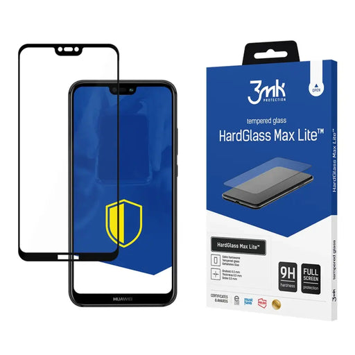 9H 3mk HardGlass Max Lite™ glass on Huawei P20 Lite - Cell phone tempered glass<<<HurtelXML