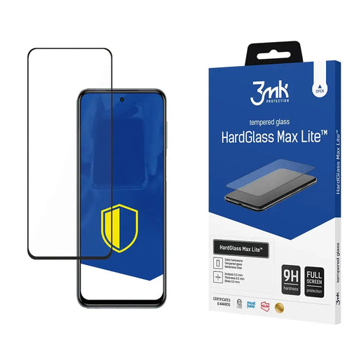 9H 3mk HardGlass Max Lite™ glass on Xiaomi Redmi Note 9 Pro - Cell phone tempered glass<<<HurtelXML