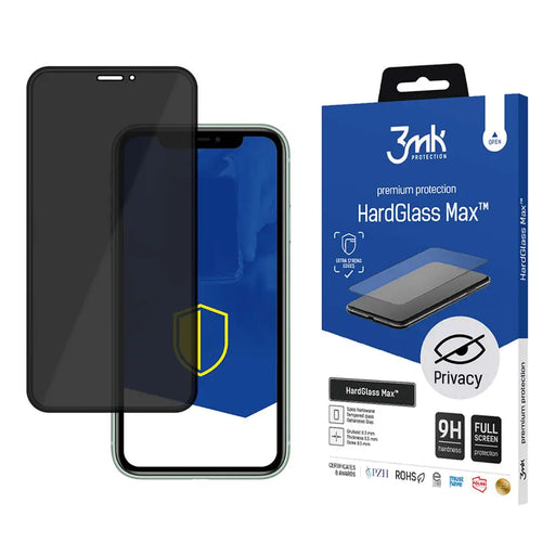 9H 3mk HardGlass Max Privacy™ privacy glass for iPhone 11 Pro Max - *Kategoria tymczasowa<<<HurtelXML
