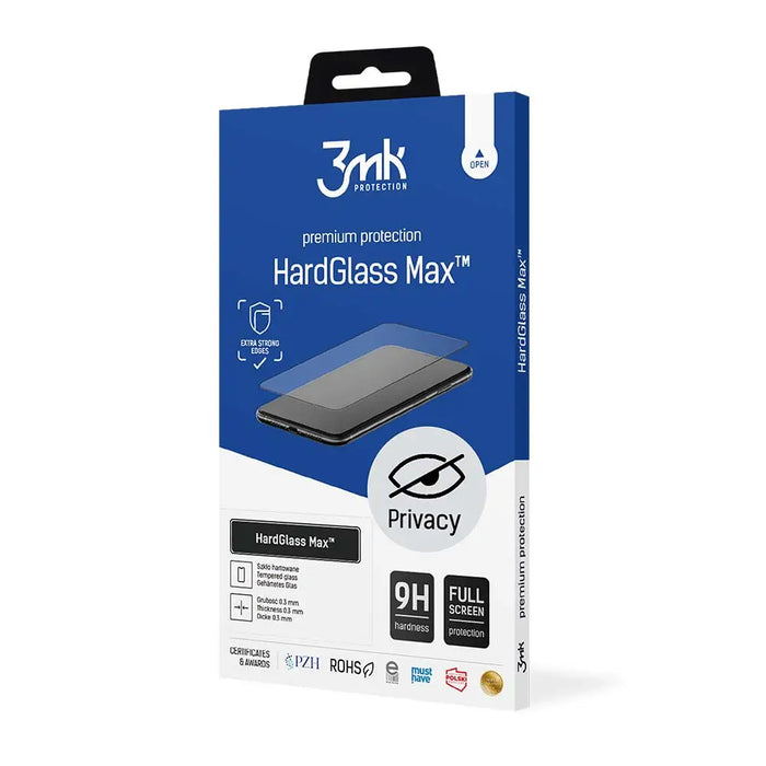 9H 3mk HardGlass Max Privacy™ privacy glass for iPhone XS Max / 11 Pro Max - *Kategoria tymczasowa<<<HurtelXML