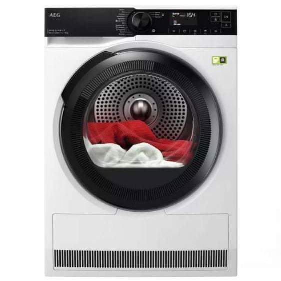 Dryer AEG TR8384CE, 8kg, B, dark panel