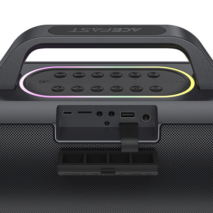 Acefast K1 Wireless Karaoke Speaker with 2 Microphones - Black