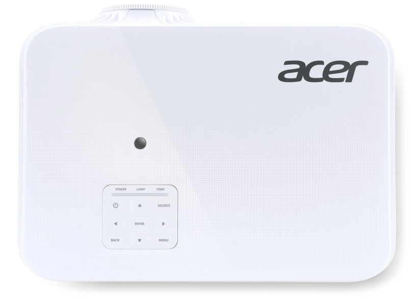 Acer Projector P5535, DLP, FullHD (1920x1080), 20000:1, 4500 ANSI Lumens, 3D 144Hz, VGAx2, RCA, HDMI/MHL, HDMI, Audio in, RJ45, LAN Control, Speaker 16W, Bluelight Shield, Bag, 2.71kg, White