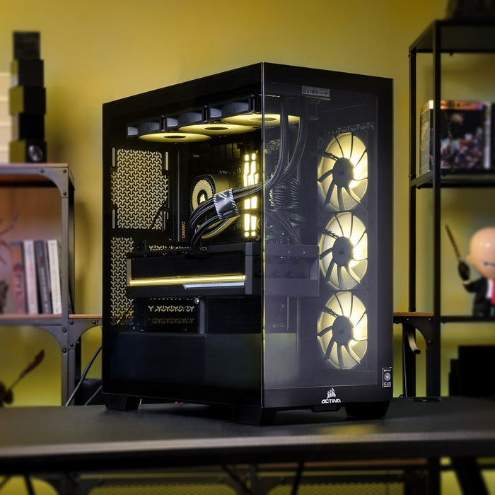 Actina 5901443413707 PC AMD Ryzen™ 7 9800X3D 32 GB DDR5-SDRAM 2 TB SSD NVIDIA GeForce RTX 5080 Midi Tower Black