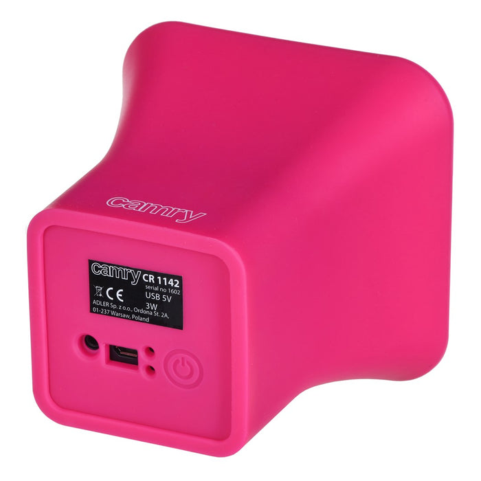 Portable Bluetooth Speakers Adler CR 1142 Black 3 W