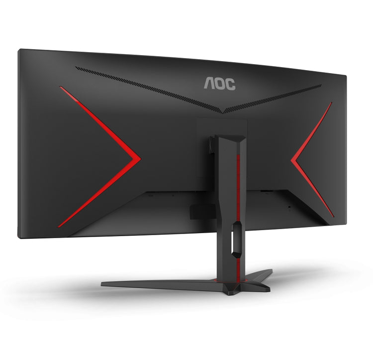 AOC CU34G2XE/BK, 34" Curved 1500R VA WLED, 3440x1440@144Hz, 4ms GtG, 1ms MPRT, 300 cd/m2, 3000:1, DCR 80M:1, Adaptive Sync, FlickerFree, Low Blue Light, Tilt, HDMI, 2xDP